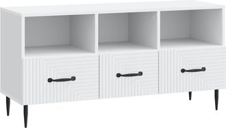 vidaXL Mueble De Tv Con Caj&oacute;n 102 X 34,5 X 50 Cm Madera De Ingenier&iacute;a Vidaxl