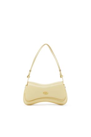 Diesel Play-Clutch in glossy PU - Clutches - Woman - Yellow