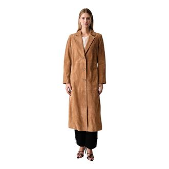 Guess Megghy Jas - Dames - Mantels - Bruin - Maat: XS Leer
