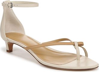 Vince Siri Ankle Strap Kitten Heel Sandal in Light Sable/Moonlight at Nordstrom Rack, Size 9.5