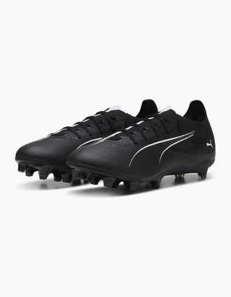 Puma Mens PUMA Ultra 5 Match Firm Ground Football Boots - Black/Multi - Size: 10.5