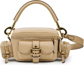 Chlo&eacute; Small Camera Bag In Shiny Leather