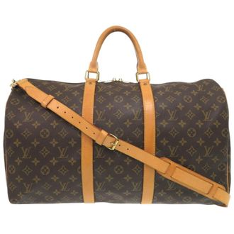 Louis Vuitton Brown Monogram Monogram Boston Bag (Pre-Owned)