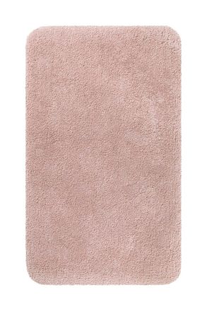 Homie Living Alfombra de ba&ntilde;o lisa de poli&eacute;ster rosa empolvado 60x100