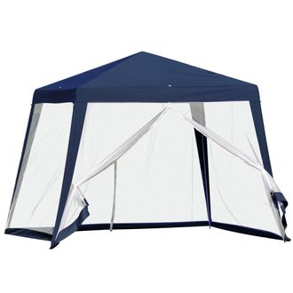 OUTSUNNY Carpa de jard&iacute;n 300x300x245 cm azul