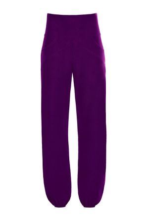 Winshape Sporthose WINSHAPE Functional Light and Comfort Wide Leg Pants CUL102LC, Damen, Gr. XS, Normalgr&ouml;ssen, lila (schwarz plum), 85% Polyester, 15% Elastha