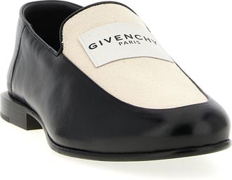Givenchy Womens Black Lamb Leather Slip-On Loafers