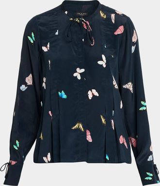 Rag & Bone Arden Floral Blouse