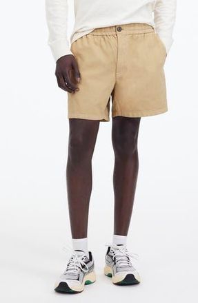 Madewell Everywear Cotton & Hemp Shorts in Dune at Nordstrom Rack, Size Xx-Large