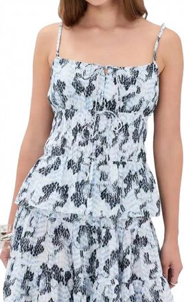 Ulla Johnson Anya Cotton Top In Ciel