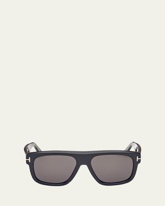 Tom Ford Icon T-Monogram Aviator Sunglasses