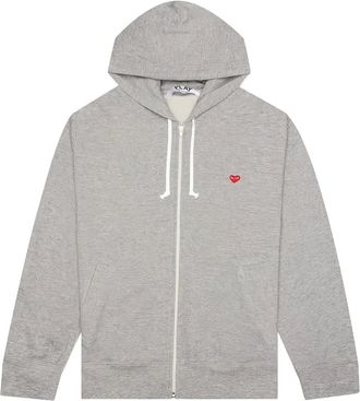 Comme Des Garçons Felpa con ricamo - Grigio