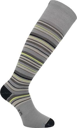 eurosock Wool Superlite Ski 2-Pack Quarter Length Socks Shoes Grey Stripes : XL (US Mens Shoe 11-14), Acrylic/Lycra/Merino