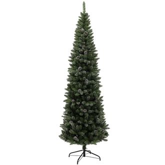HOMCOM &Aacute;rbol de navidad 80x80x225 cm verde