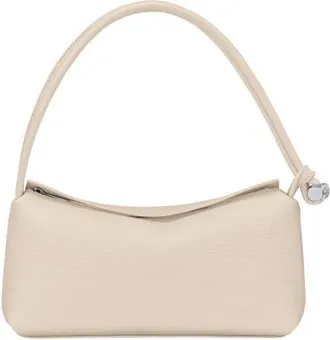 Longchamp Le Roseau East/West Leather Shoulder Bag in Paper at Nordstrom