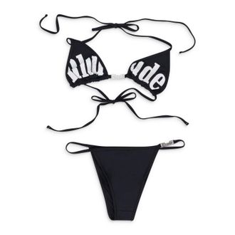 Rhude BLACK TROPEZ TWO-PIECE BIKINI