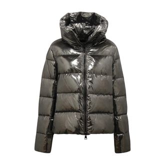 Emma & Gaia Winter Jackets, female, Gray, Size: 2XL Piumino Label Down Padded Jacket