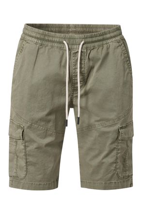 Pioneer Authentic Jeans Chinoshorts COBY, Herren, Gr. 35, N-Gr, gr&uuml;n (dusty oliv), Web, Obermaterial: 100% Baumwolle, PIONEER AUTHENTIC JEANS, straight fit, Hosen Chinoshorts