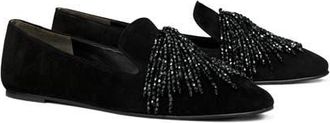 Tory Burch Smoking Slipper in Perfect Black at Nordstrom, Size 6.5