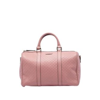 Gucci Pre-owned Leather gucci-bags - Dames - Pre-owned - Roze - Maat: ONE Size Leer