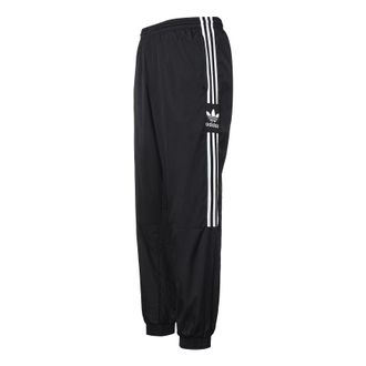 adidas originals Lock Up Track Pants Classic Stripe Sports Long Pants Black FM9886