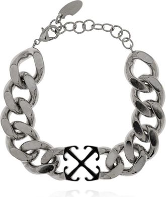 Off-white Brass Armband - Heren - Armbanden - Grijs - ONE Size - Accessoires