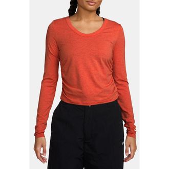 Nike Chill Stretch Cotton Blend T-Shirt in Picante Red/Htr/Sail at Nordstrom Rack, Size X-Large