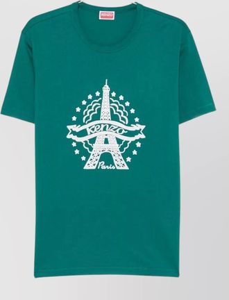 Kenzo cotton slim-fit graphic t-shirt