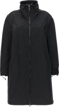 Marni Womens Black Polyester Parka Clothing