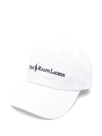 Polo Ralph Lauren cotton twill baseball cap - White