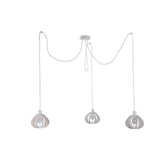 Netlighting Nicoleta Cluster Pendant Ceiling Light White 3x E27