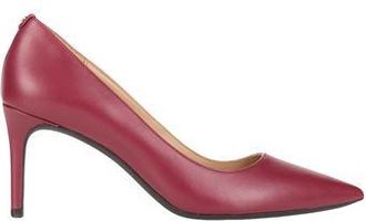 Michael Kors Alina Flex Pump for Women in Red Leather with Spike Heel