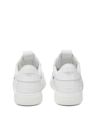 Valentino Garavani Mens Vl7n Logo Low-Top Sneakers White Shoes >