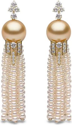 Yoko London Orecchini con diamanti e perle - Oro