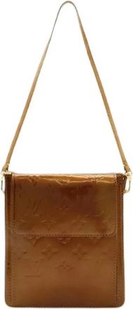 Louis Vuitton Pre-owned Vintage Schoudertas - Dames - Vintage Schoudertas - Bruin - ONE Size - Leer - Vintage