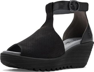 FLY London Lemo442fly Womens Shoes Black : EU 41 (US Womens 10-10.5) M, Suede