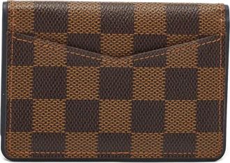 Louis Vuitton Damier Ebène pasjeshouder - Bruin