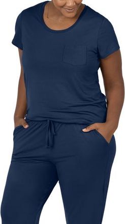 Kindred Bravely Everyday Maternity & Nursing T-shirt in Navy Blue at Nordstrom, Size X-Large