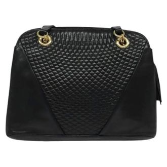 Bally Pre-owned Shoulder Bags, female, Black, Size: ONE SIZE Pre-owned Vintage shoulder bag