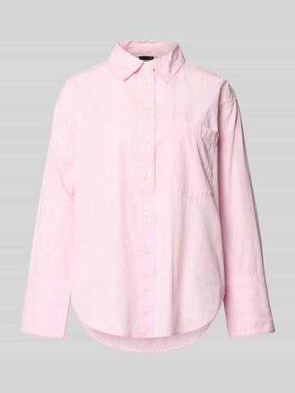 Gina Tricot Regular Fit Bluse mit Brusttasche in Rosa, Gr&ouml;&szlig;e XL