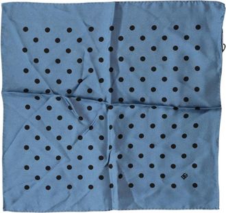 Dolce & Gabbana Zakdoek voor in de borstzak - Heren - Accessoires - Blauw - ONE Size - Accessoires