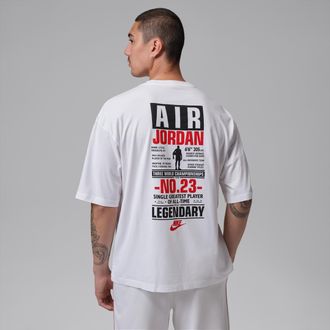 Nike Jordan Mens Jordan Flight T-Shirt in White | IF3116-100