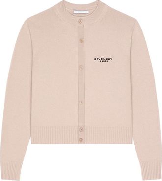 Givenchy Short Crew Neck Cardigan Clothing