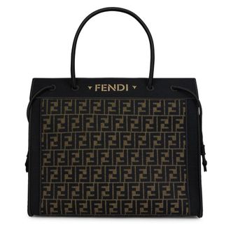 Fendi Magic Shopper Large - Dames - Tassen - Bruin - Maat: ONE Size Katoen