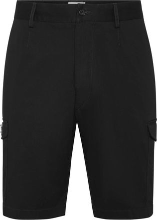 Philipp Plein Cargo Shorts - Heren - Korte Broeken - Zwart - M - Katoen - Korte Broeken