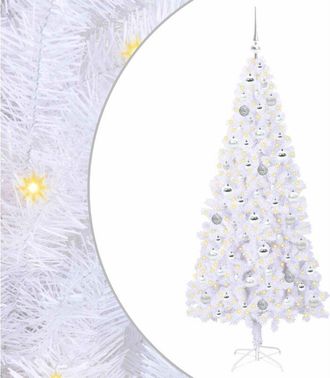 vidaXL &Aacute;rbol De Navidad Artificial Con 300 Led 180 Cm Pvc Y Acero Vidaxl