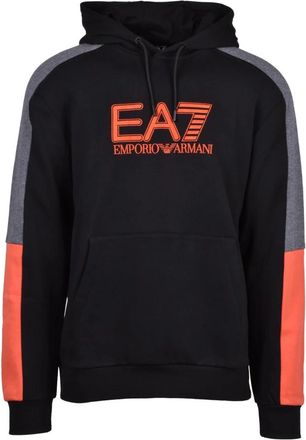 Emporio Armani Hooded Sweatshirt - Heren - Hoodies - Zwart - 2XL - Katoen - Hoodies & sweatvesten