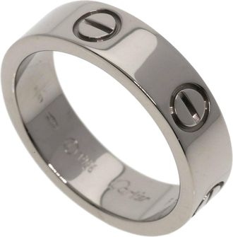 Cartier White Gold (18K) Band Ring (Pre-Owned)