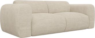 Vente-Unique Sofá de 3 plazas de pana beige POGNI de Maison Céphy