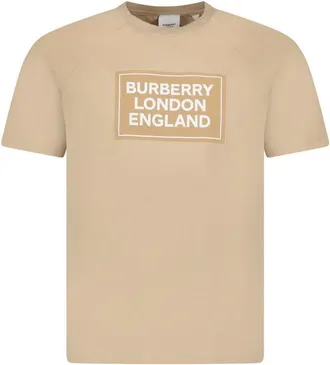 Burberry Beige Cotton T-Shirt Size XS